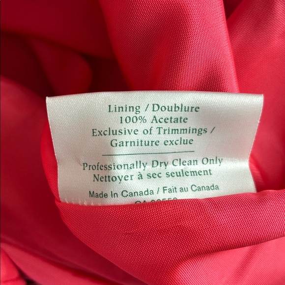 Danier Size 12 Suede Leather Maxi Skirt with Slit - Pink - Picture 6 of 6